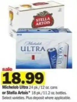 Meijer Michelob Ultra 12 oz offer