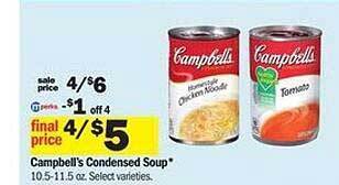 Meijer Campbell's condensed soup offer
