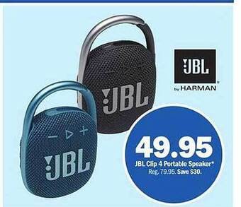 Meijer Jbl clip 4 portable speaker offer