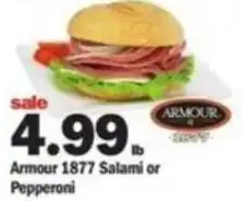 Meijer Armour 1877 Salami offer