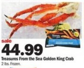 Meijer Treasures From The Sea Golden King Crab offer