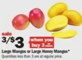 Meijer Large Mangos, Large Honey Mangos offer