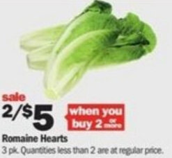 Meijer Romaine Hearts offer