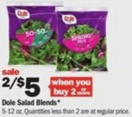 Meijer Dole Salad Blends 5-12 oz offer