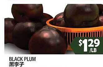 99 Ranch Black plum offer