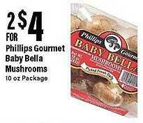 Phillips gourmet baby bella mushrooms