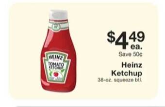 Fairway Store Market Heinz ketchup offer