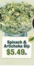 Robert Fresh Market Spinach & artichoke dip offer