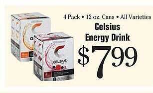 Morton Williams Celsius energy drink offer