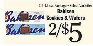 Morton Williams Bahlsen cookies & wafers offer