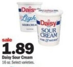 Meijer Daisy Sour Cream 16 oz offer