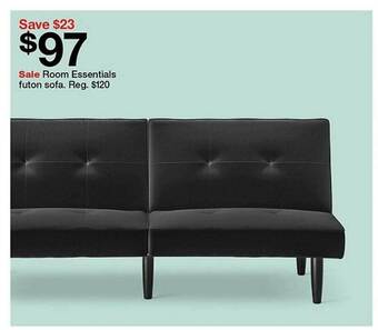 Target Room essentials futon sofa offer