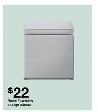 Target Room essentials storage ottoman offer