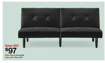 Target Room essentials futon sofa offer