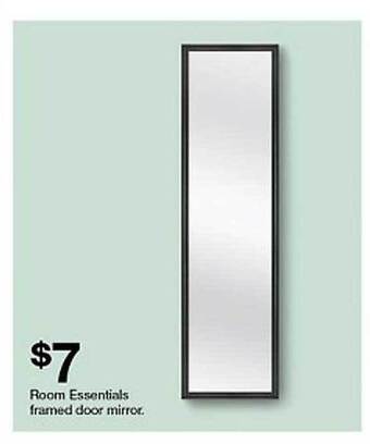Target Room essentials framed door mirror offer