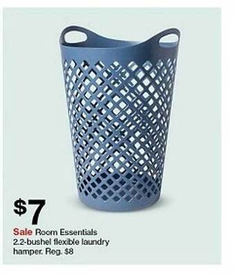 Target Room essentials 2.2 bushel flexible laundry hamper offer