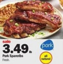 Meijer Pork Spareribs offer