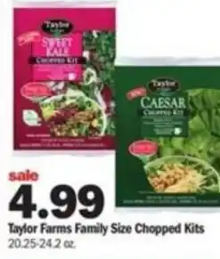 Meijer Taylor Farms Family Size Choppe Kits 20.25-24.2 oz offer
