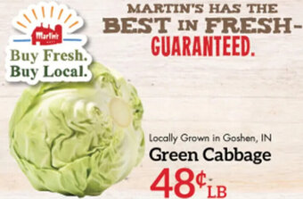 Price Chopper Green Cabbage offer