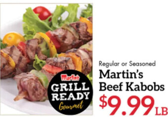 Price Chopper Martin's Beef Kabobs offer