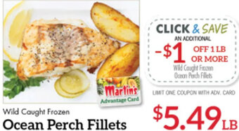 Price Chopper Ocean Perch Fillets offer