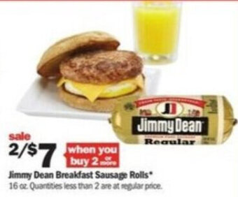 Meijer Jimmy Dean Breakfast Sausage Rolls 16 oz offer