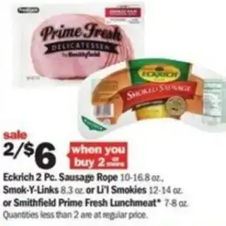 Meijer Prime Fresh Lunchmeat 7-8 oz offer