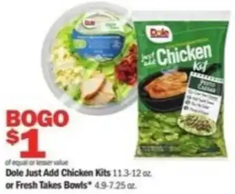 Meijer Dole Just Add Chicken Kits 11.3-12 oz offer
