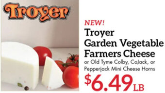 Price Chopper Troyer Garden Vegetable Farmers Cheese offer