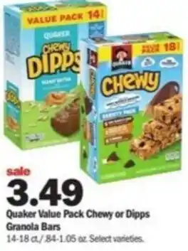 Meijer Quaker Value Pack Chewy offer