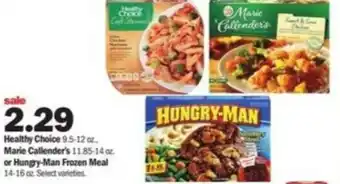 Meijer Hungry-man Frozen Meal 14-16 oz , Marie Callender's 11.85-14 oz offer