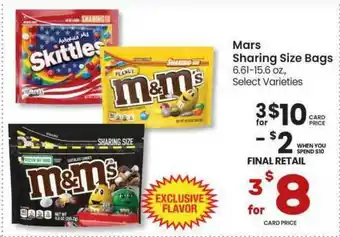 Mars Sharing Size Bags