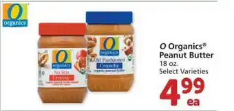 Albertsons 0 Organics Peanut Butter offer