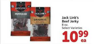 Albertsons Jack Link's Beef Jerky offer