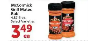 Albertsons Mccormick Grill Mates Rub offer