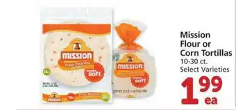 Albertsons Mission Flour Or Corn Tortillas offer