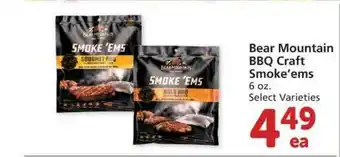 Albertsons Bear Mountain Bbq Craft Smoke'ems offer