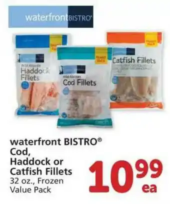 Albertsons Waterfront Bistro Cod, Haddock Or Catfish Fillets offer