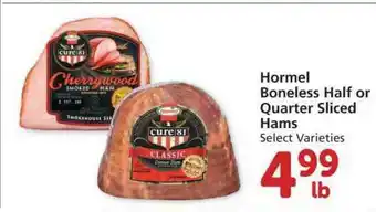 Albertsons Hormel Boneless Half Or Quarter Sliced Hams offer