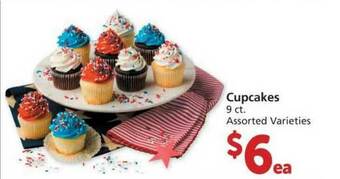 Albertsons Cupcakes offer