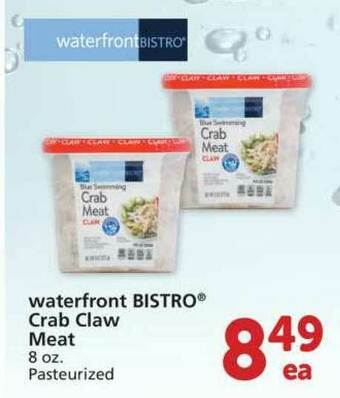 Albertsons Waterfront Bistro Crab Claw Meat offer