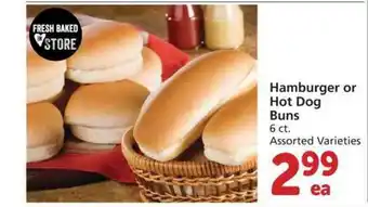 Albertsons Hamburger Or Hot Dog Buns offer