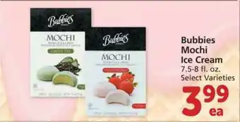 Albertsons Bubbies Mochi Ice Cream offer