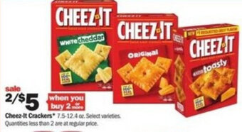 Meijer Cheez-It Crackers offer