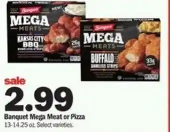 Meijer Banquet Mega Meat 13-14.25 oz offer