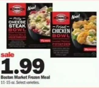 Meijer Boston Market Frozen Meal 11-15 oz offer