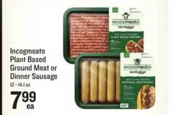 Lowes Foods Incogmeato Plant Based Ground Meat Or Dinner Sausage offer