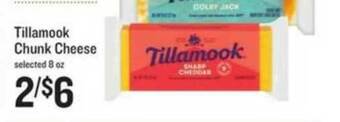 Lowes Foods Tillamook Chunk Cheese offer