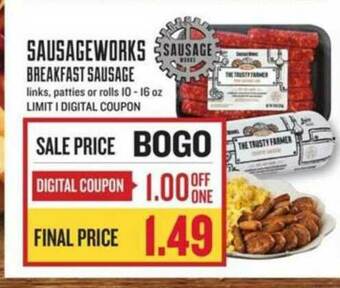 Lowes Foods Sausageworks Breakfast Sausage offer