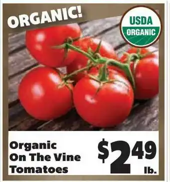 Rosauers Organic On The Vine Tomatoes offer